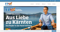Desktop Screenshot of fpoe-villach.at
